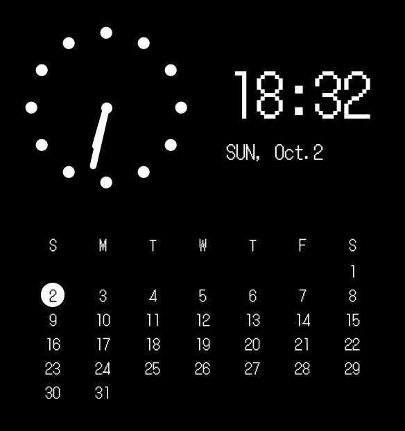 時計とカレンダー Ur Widget ideer[5m557TnRuiwKLcLppYcP]