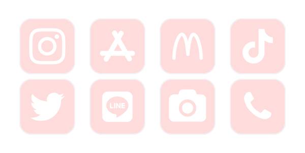 Lyserød App Icon Pack[3AaTpWxoK65mzRRFktKM]