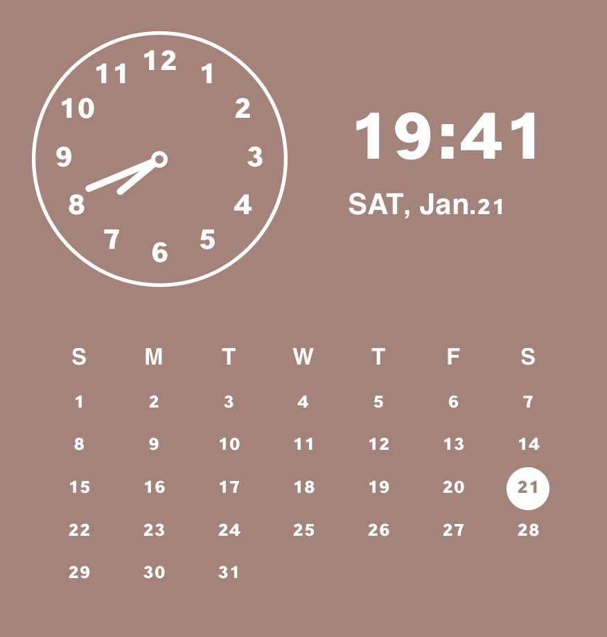 Reloj Ideas de widgets[dGqV92NlUNgGjzqbH3va]