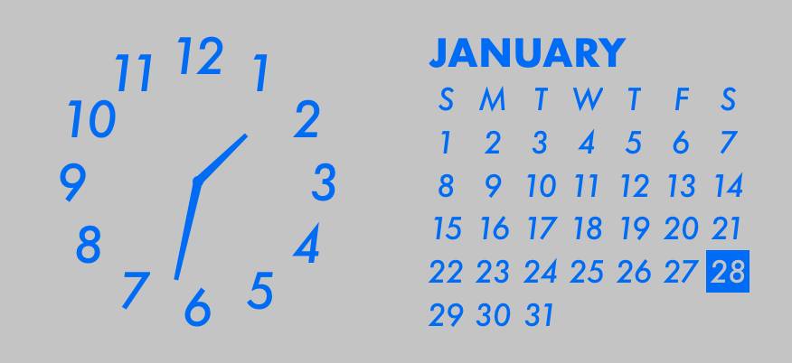 calendar Clock Widget ideas[2F9J3XKqOskkBKa9MB8S]