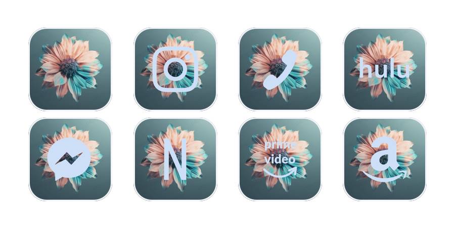 Flower Pack d'icônes d'application[XlhIBVoHoZ5kb5DerrV9]