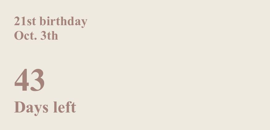 widget 3カウントダウンウィジェット[HeCwY5DFjecElZ0XkHpz]
