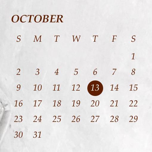 Calendar Kalendarz Pomysły na widżety[pKouNSFqOAcsrmfVx3mN]