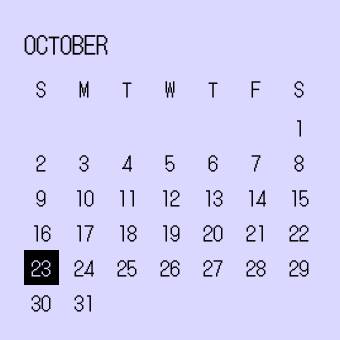 カレンダー Calendario Idee widget[uoXDK4WYy3UzdUJ9ORHo]