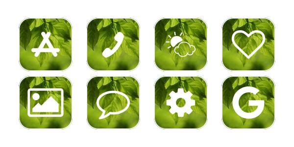 green Pacchetto icone app[Rdvw49Wl0EpZ2SxxWOdp]