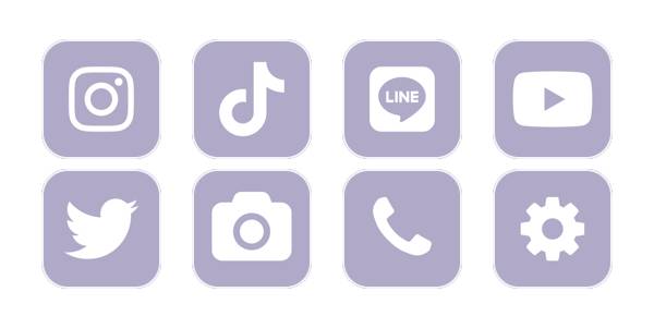 Light Purple App Icon Pack[qSSZZQbKw6tJMA9aUJrt]