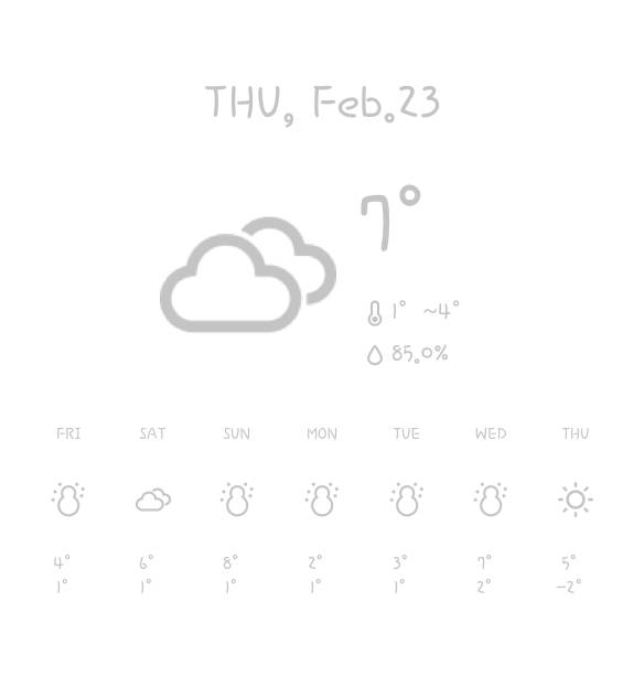 天気 Tiempo Ideas de widgets[T1OjajkpsTALMHVin275]