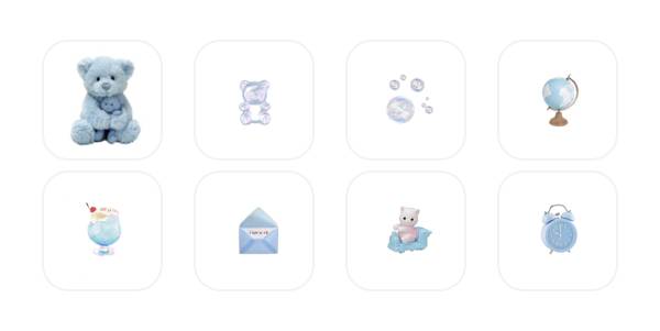 水色💎💙 App Icon Pack[HDuLseCBmsDbkuIvH9Lp]
