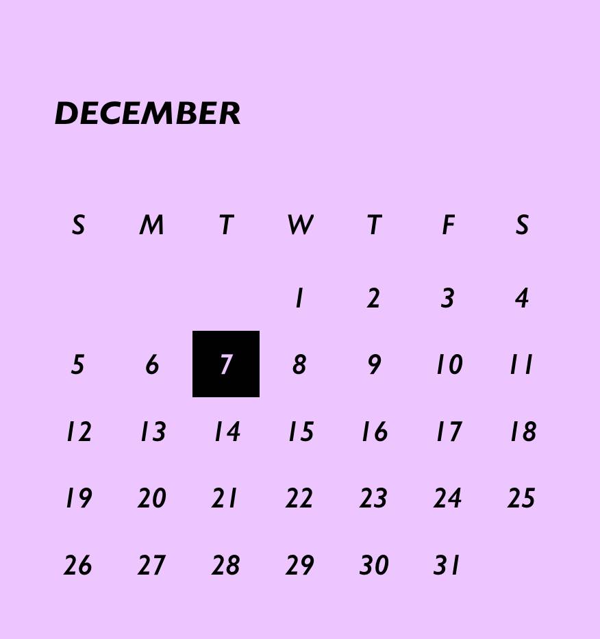 Light Purple Kalendarz Pomysły na widżety[pLlCpEgPrGNQIcLQwSsl]