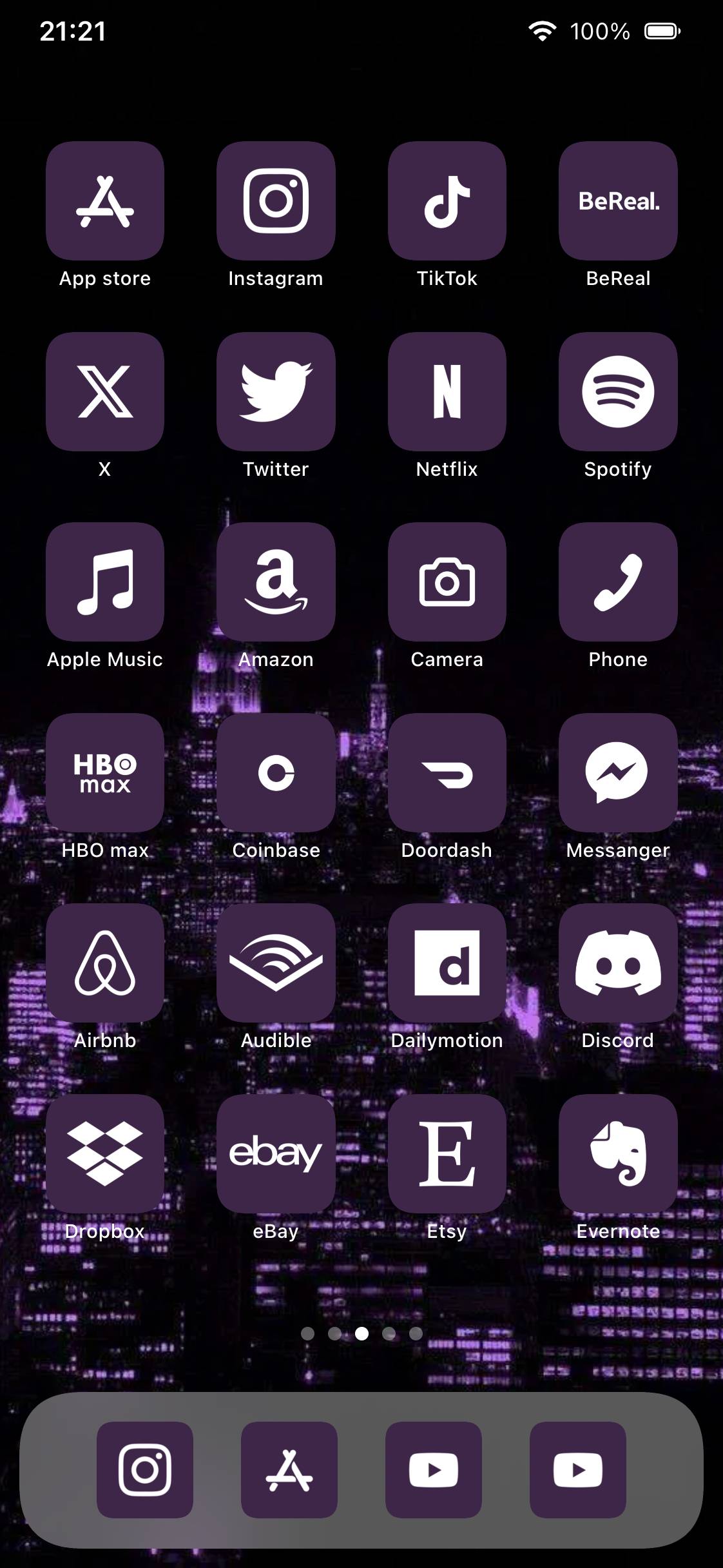 Deep PurpleHome Screen ideas[oeNPSs7VEvF7ErIG1MWp]