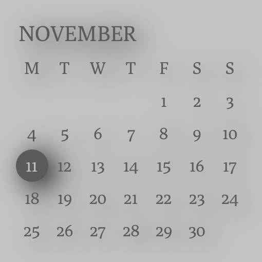 Calendario Ideas de widgets[D0yI634JHjkb0jjBIc84]