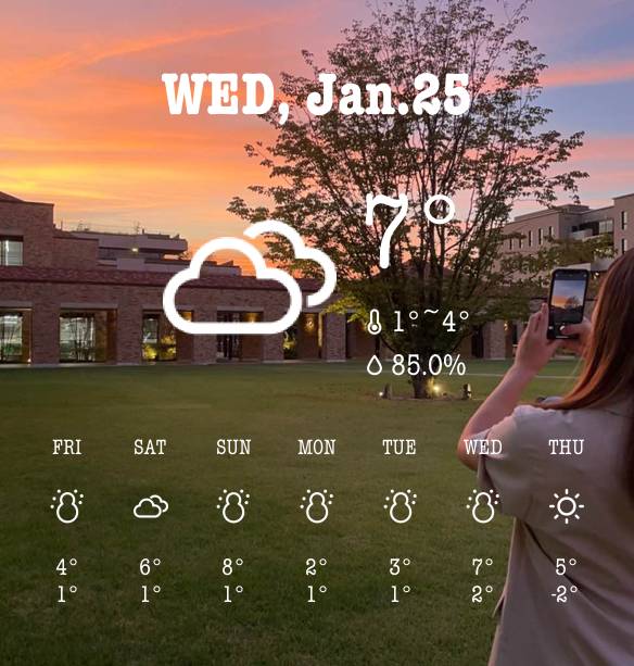 天気 Thời tiết ý tưởng widget[wxZvQAfMpPgEhxeQatxr]