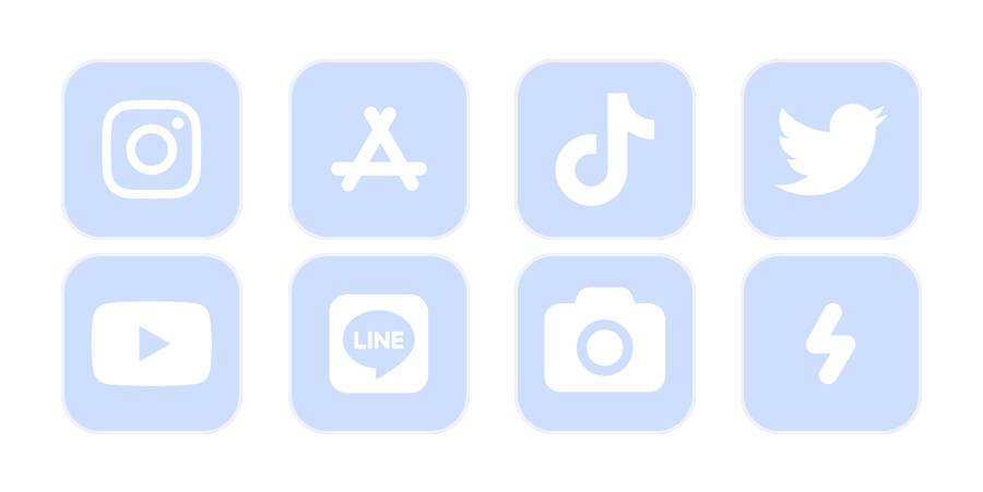 Pastel Blue App Icon Pack[eAfgwRoXt1yGeGkd1ScI]