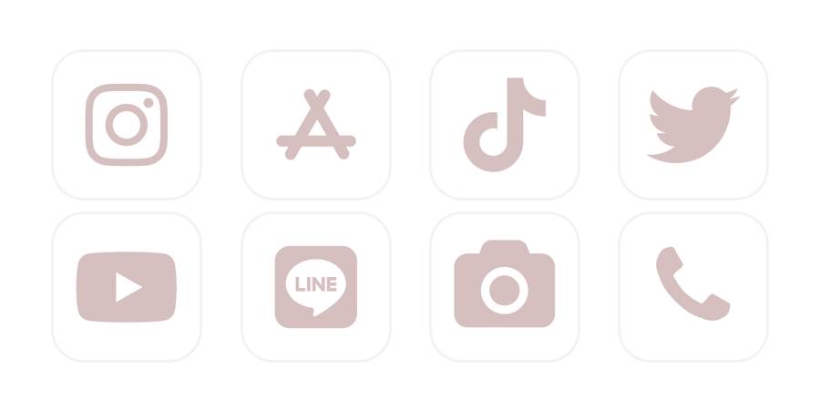 く す み ピ ン ク Paquete de iconos de aplicaciones[khEuLZtYATHOKmoXHVuu]
