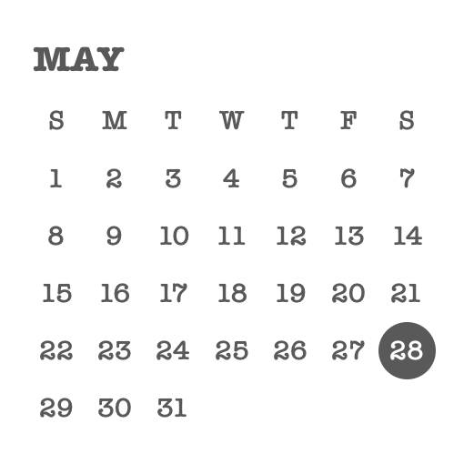 Calendar Widget ideas[Xhgm9qQRw5Ch5glc9O30]
