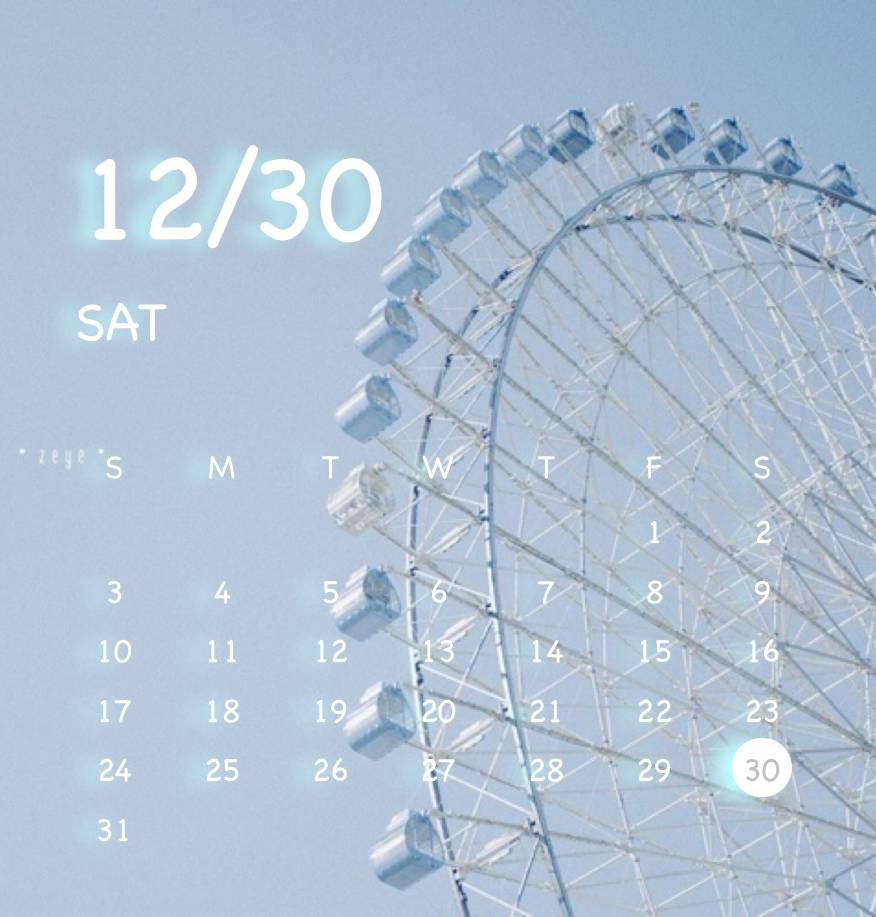 わぁ Kalendar Idea widget[JgeVZioPnsH9XD4JURdC]