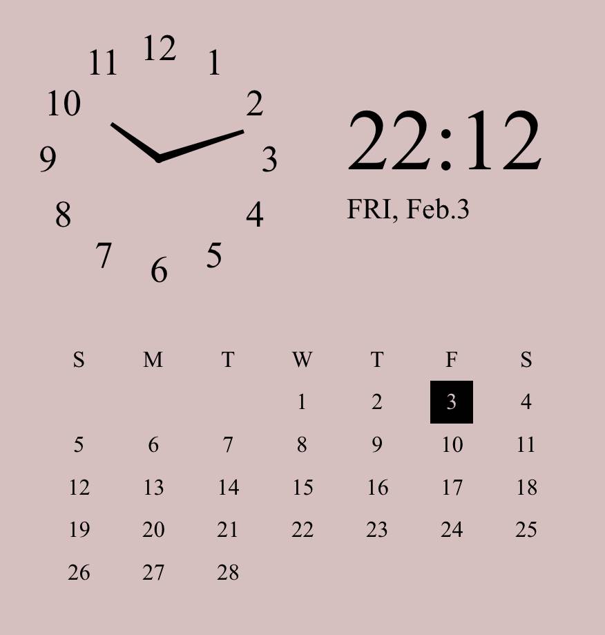 カレンダー Clock Widget ideas[FTo3XQwA9wD4qMNIzXQg]