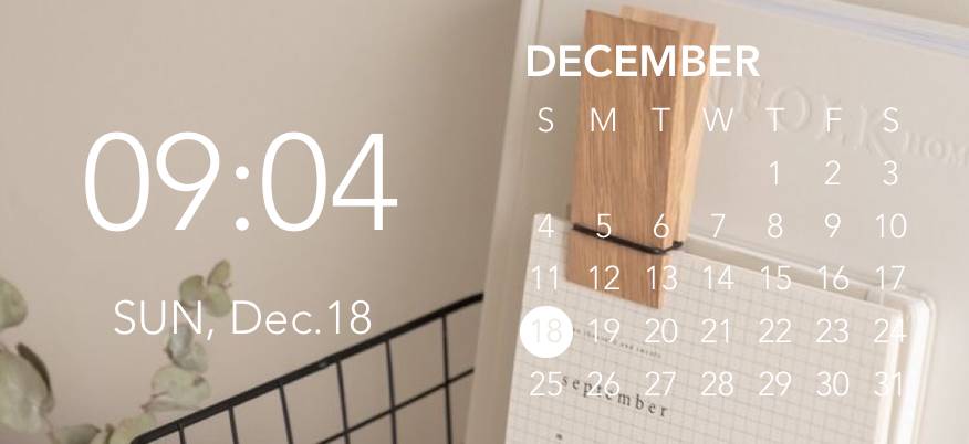 シンプル Calendario Ideas de widgets[LZcYhjXIPWLD9oaNvrE1]