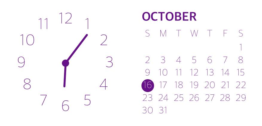 時計　カレンダーHodiny Nápady na widgety[ISOQ7BtbDUVhWfA3a5Rj]