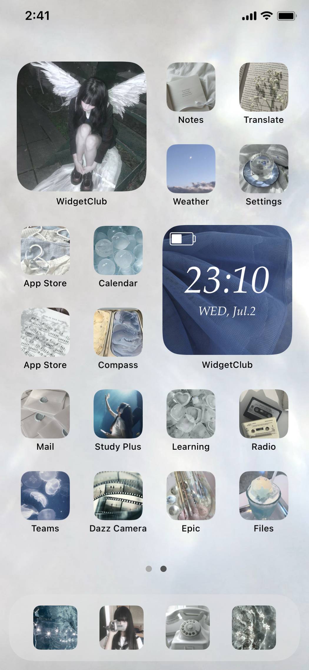 Blue and grayHome Screen ideas[C8gToRQ5q1GxFz3uroSu]