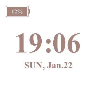 Time Widget ideas[1QK3PAg4abupFWvB86Wf]