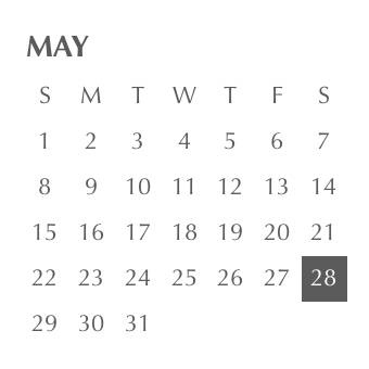 カレンダー Calendario Ideas de widgets[qQbn1F3UKXuRwAcFx7tu]