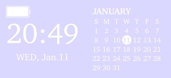 紫 Calendario Idee widget[OXNRZv89W56zHCsYRFMA]