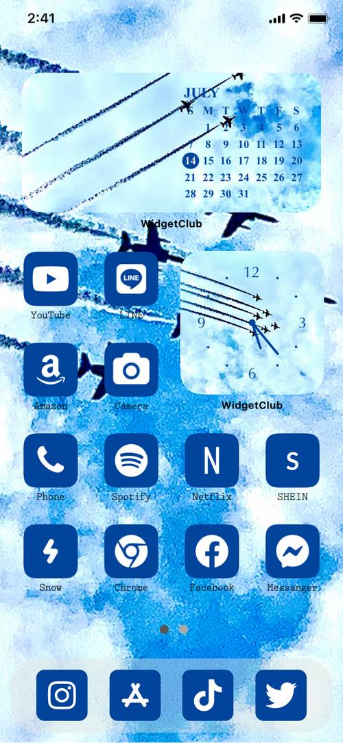 Blue Sky Home Screen ideas[ha5IkpdEoN5WGlgwcAbN]