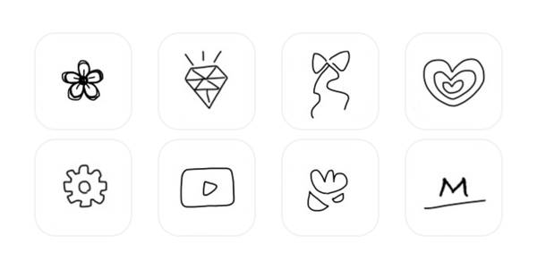 手描きPaquete de iconos de aplicaciones[dxSDu8ETNHQUHEKuAZ41]