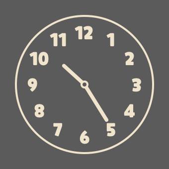 時計1 Horloge Idées de widgets[ZHCA4xo7GG3D2kAiMS95]