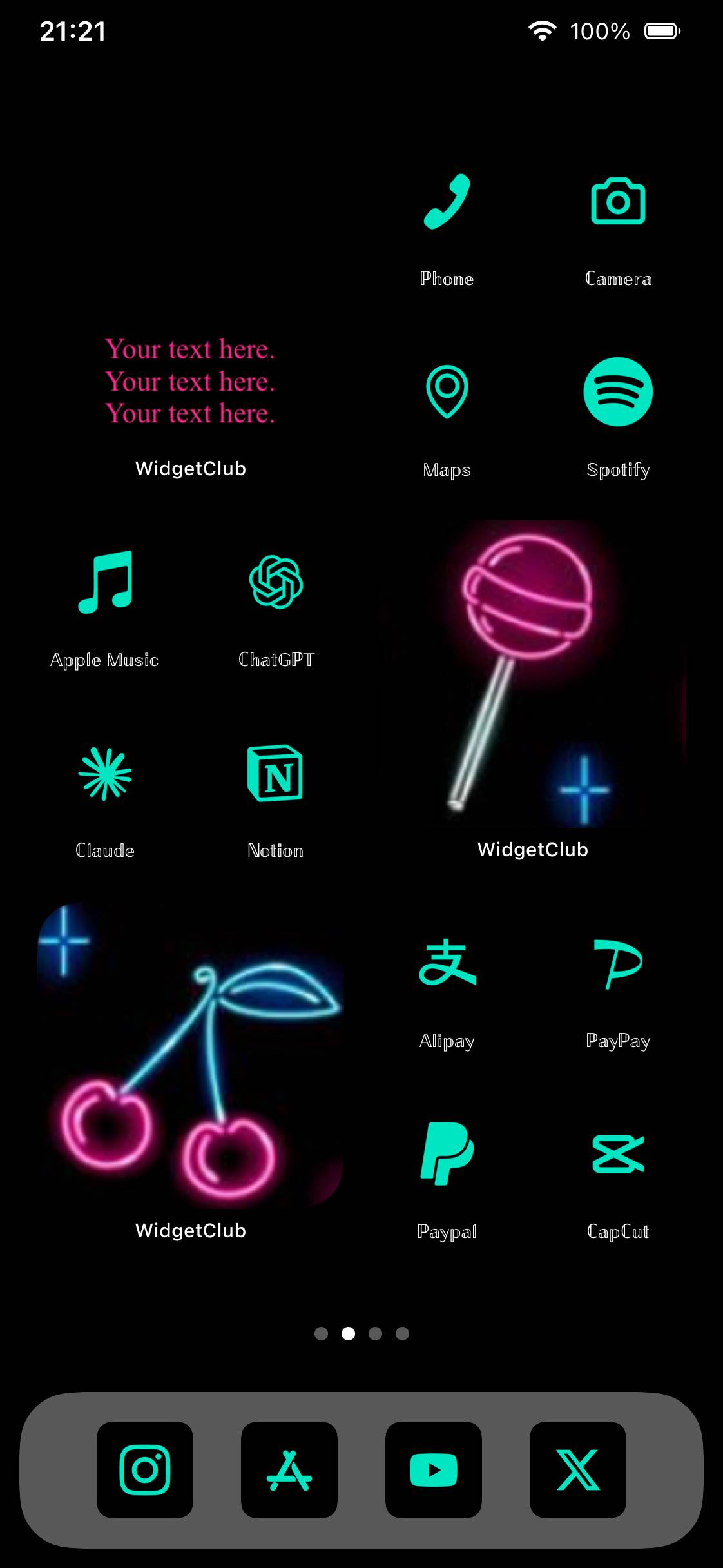 ねおんHome Screen ideas[ii306grbgCI2O9f0Ob6K]