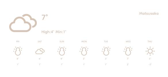 天気 Weather Widget ideas[NaWRyrYc8UqPytfWAd1x]