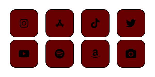 cherry red icons Пакет значков приложений[f6s9vH0Qlfy1s1PFcbMS]