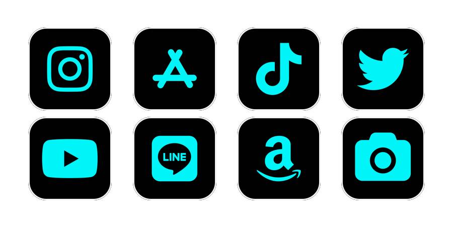 black and blue App Icon Pack[JZORyZxOG44PejsIVCxz]