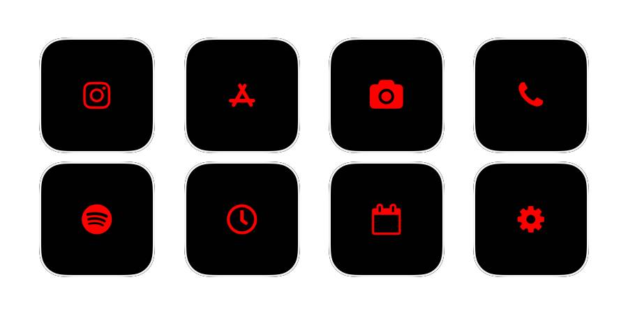 ꒰ঌ‪❤️🖤໒꒱ App Icon Pack[FlJuawvy6p4myKZLEHsi]