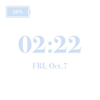 時計 Time Widget ideas[EvcRzgmqPwE7YE7W35xy]