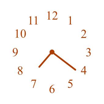 autumnal clock 🍁 Uhr Widget-Ideen[uig1CnQNE8d0O8470RfO]