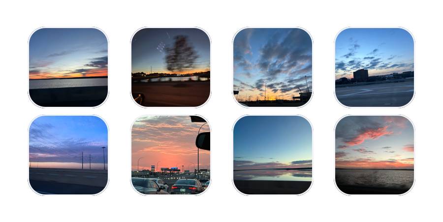 sunsets/rises Pacchetto icone app[Z3w99dB2DDwDqQiBnBXf]