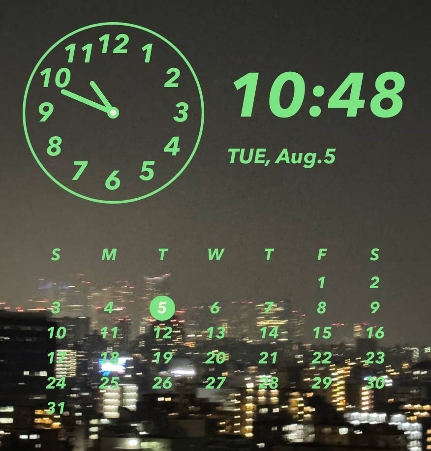 Clock Widget ideas[Q50kkX5YE350yEILlqGz]