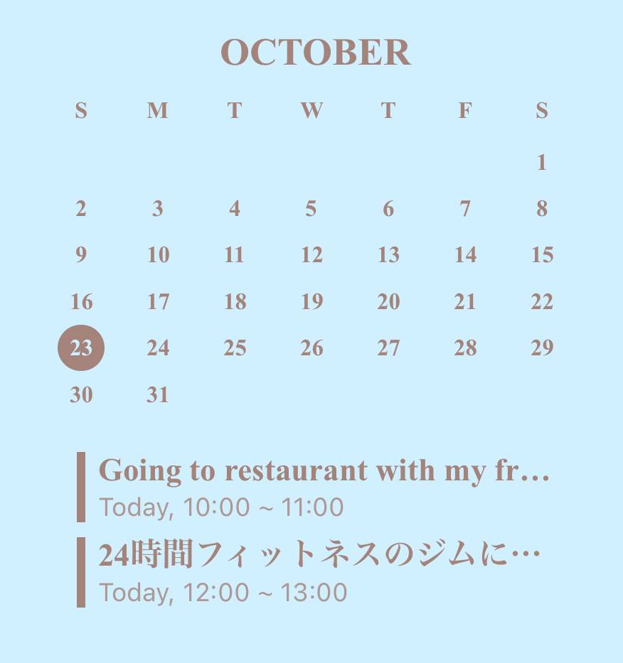 calendarカレンダーウィジェット[7stxQKuElG9unI8bxPii]