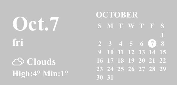 カレンダー Temps Idées de widgets[8jhkcjpRVuSvMLoh8TzM]
