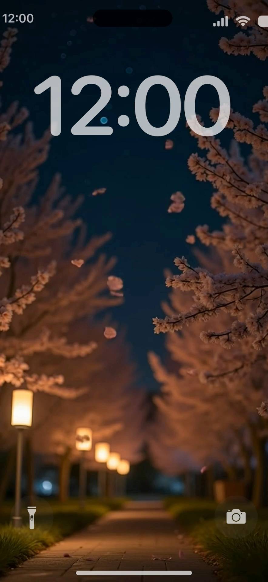 beautiful sakura night Live Wallpaper[LNqR2S5uG8pTtQp310Kt]