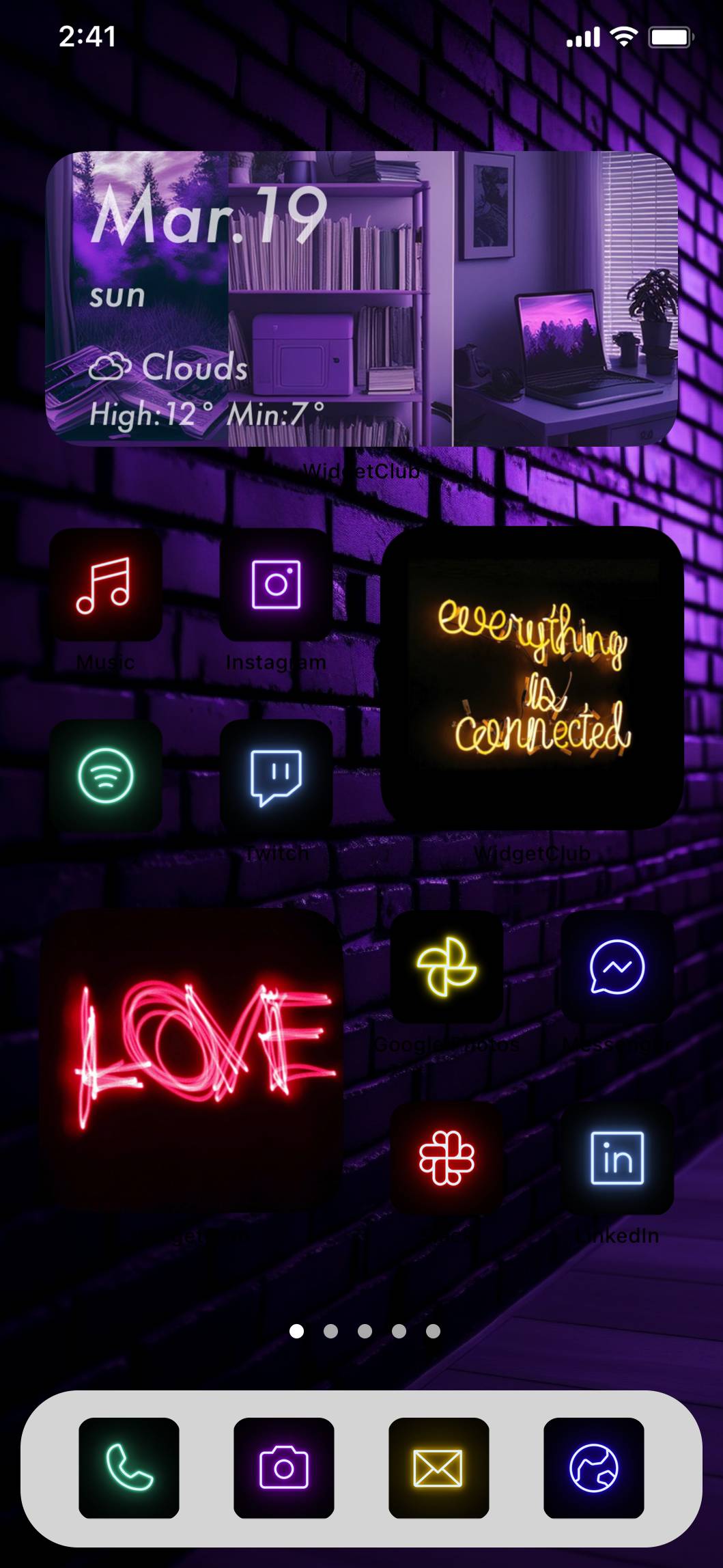 Neon cool home screen themeIdeen für den Startbildschirm[66HZd9zvvw6sQxepySY9]