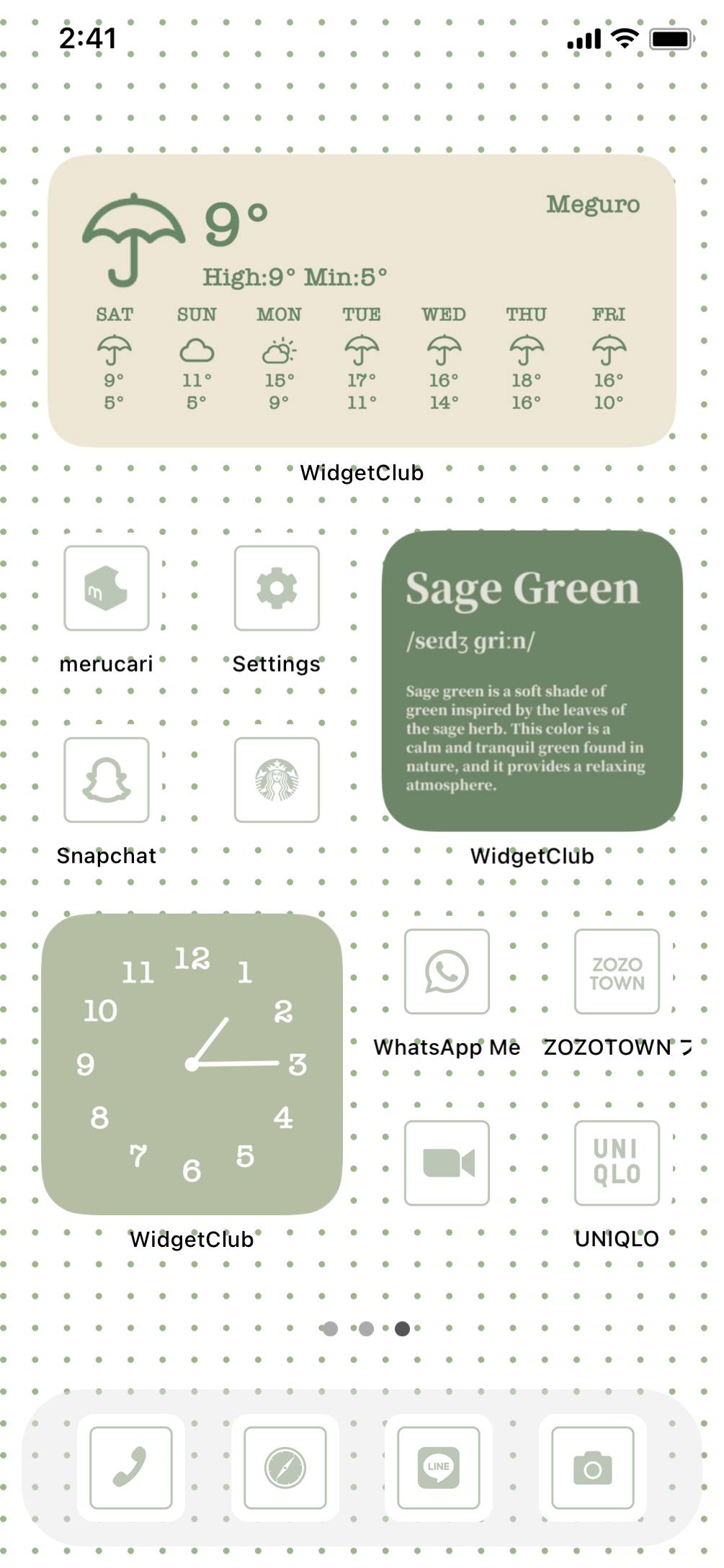 Sage green home screen💚 ホーム画面カスタマイズ[lUBWsYXfNXUf2TlKIi9F]