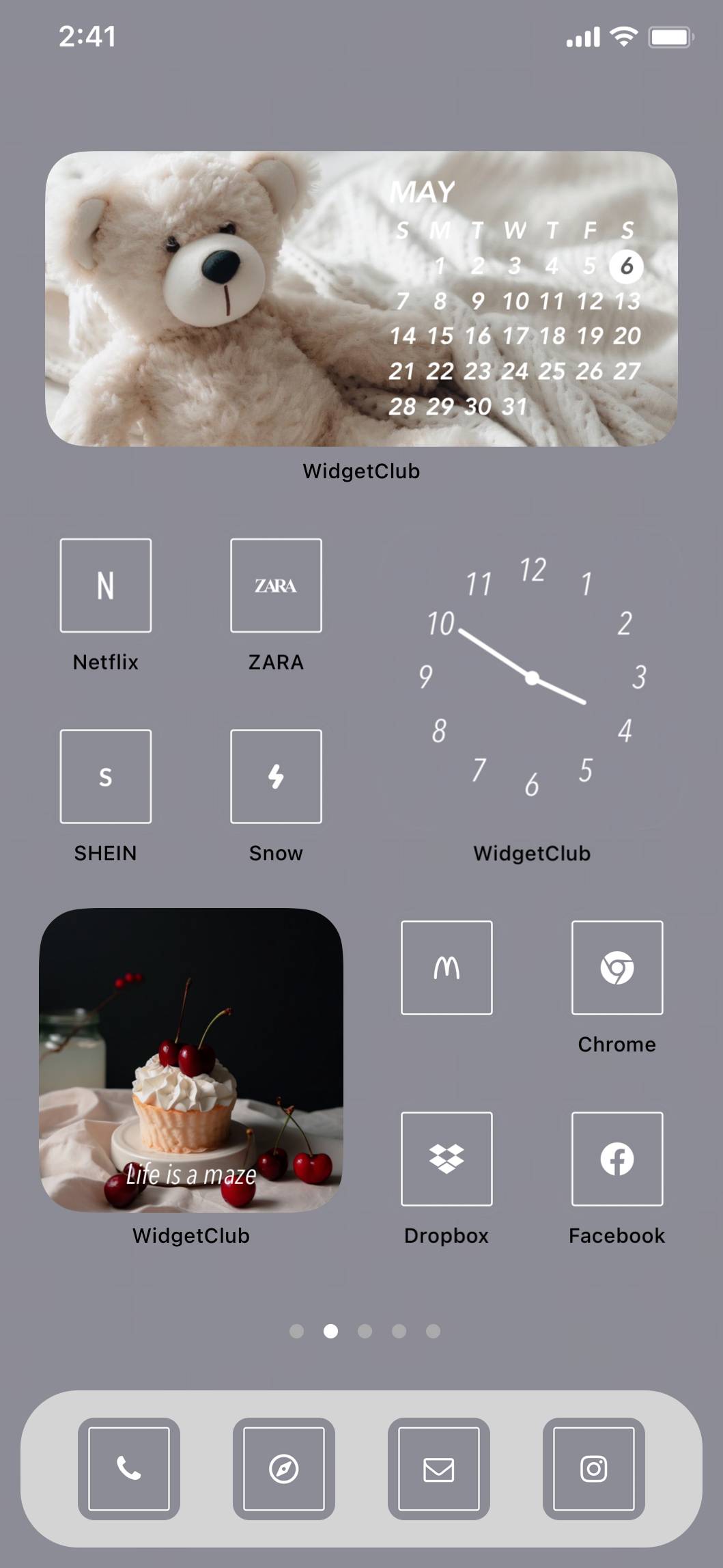 Black cherry x gray home screen themeИдеи за начален екран[ZM7SpjCCKq7FL7kdIxl2]