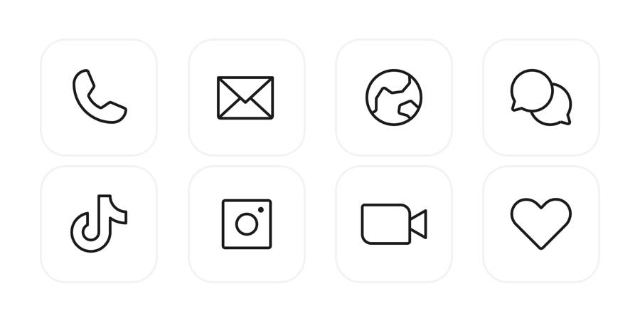 simple Pacote de ícones de aplicativos[9aH87ucN6DipflGA0gVK]