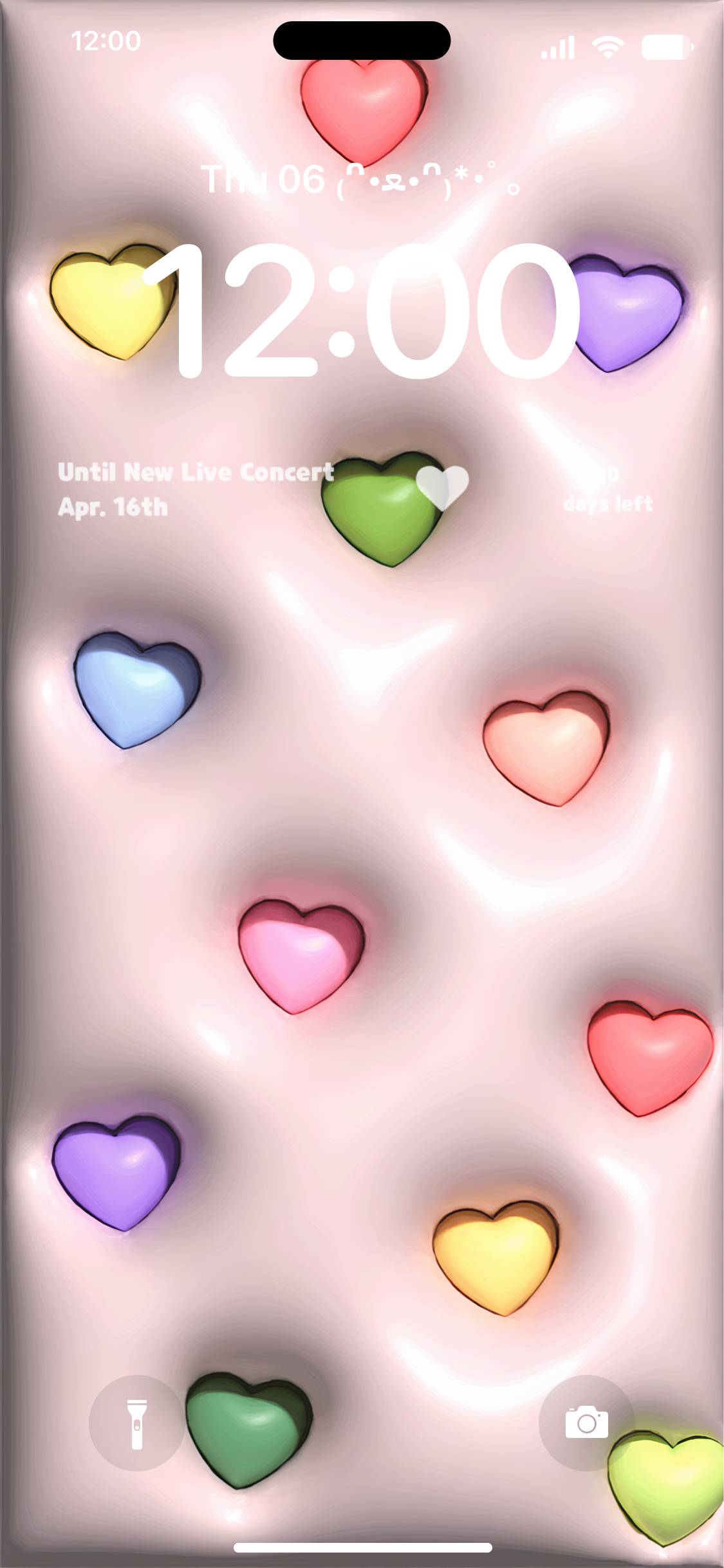 colorful pink lock screen theme💗 Zamykací obrazovka[xW7cOZ20jXdMj63e7Z2l]