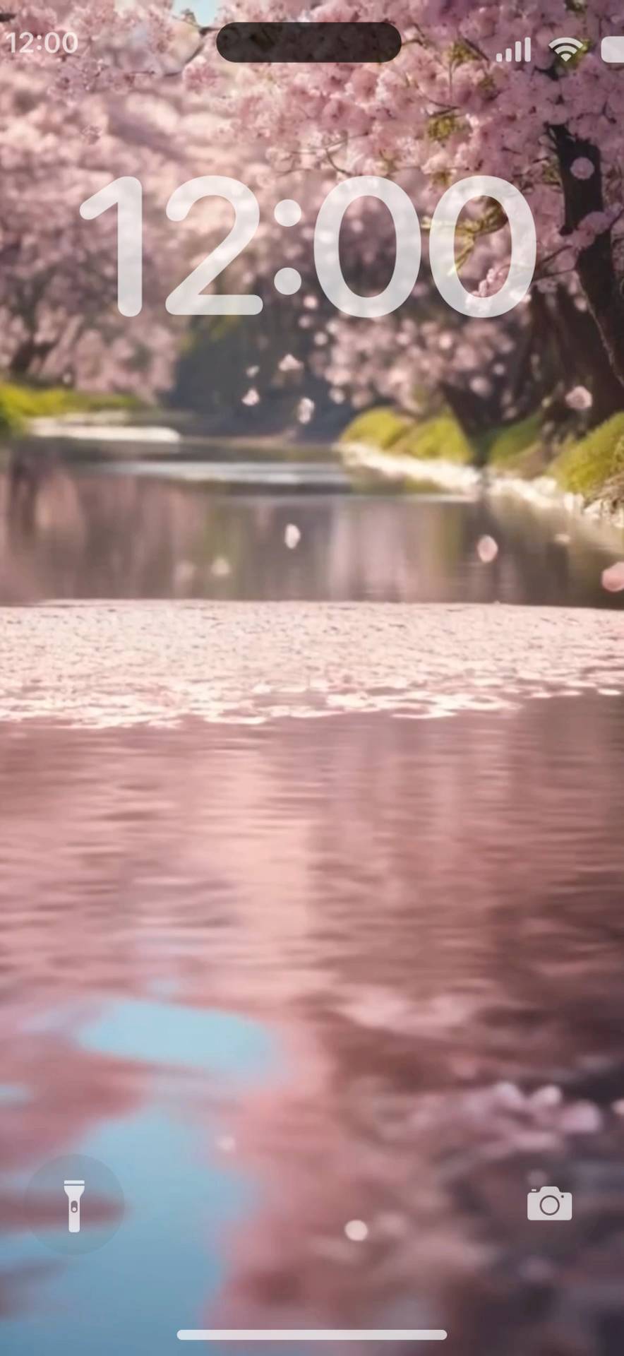 Beautiful Sakura river Fond d'écran animé[nmrZKEUWVwtouyo2LUuT]