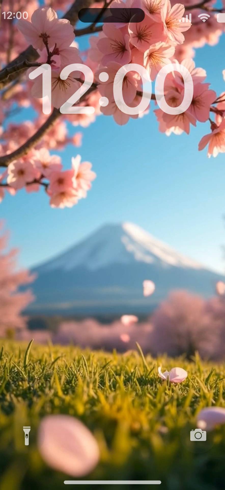 mt.fuji with sakura Élő háttérkép[rDtEVliAJlXTCj2WGmvf]