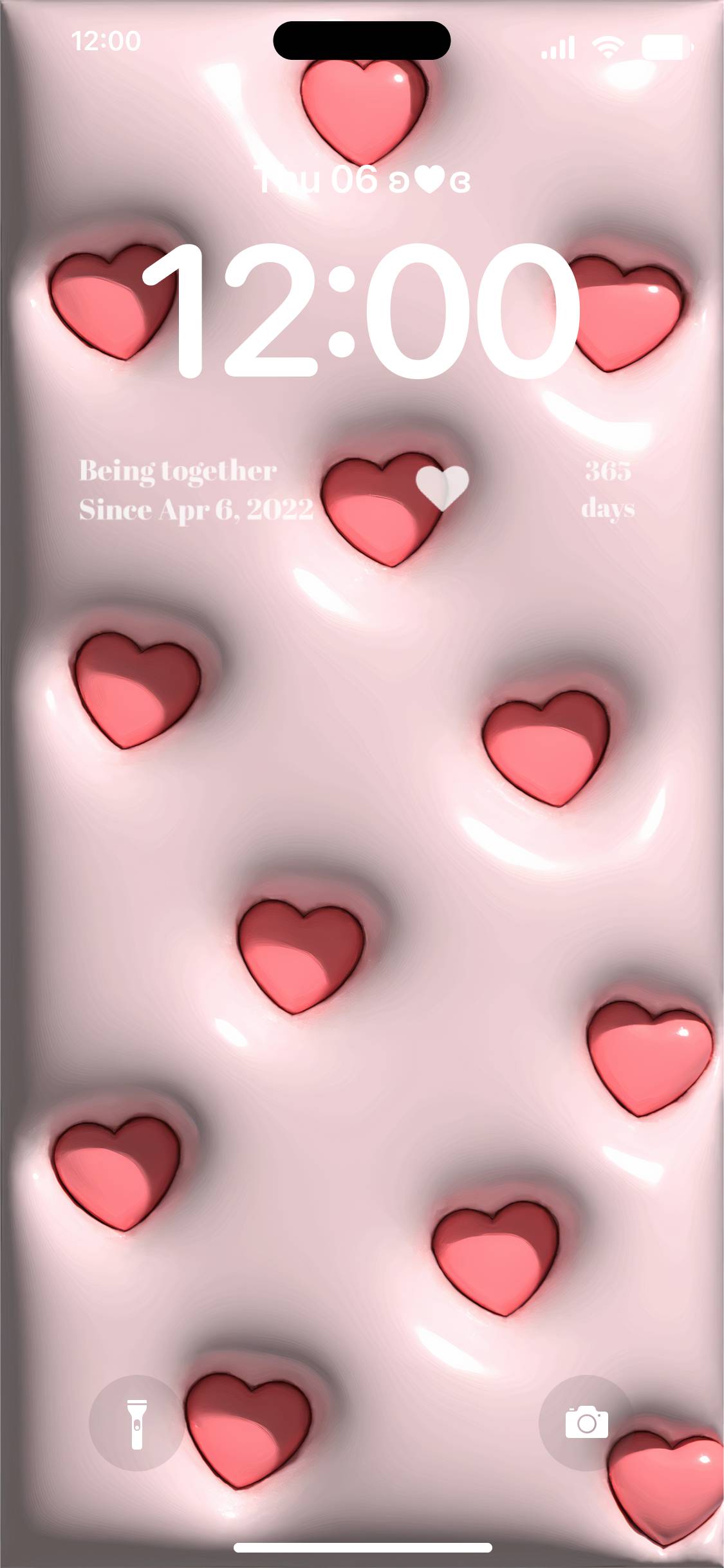 pink heart 3dぷっくりロック画面 锁屏[OcVDsile5Q2pPBtkMfji]